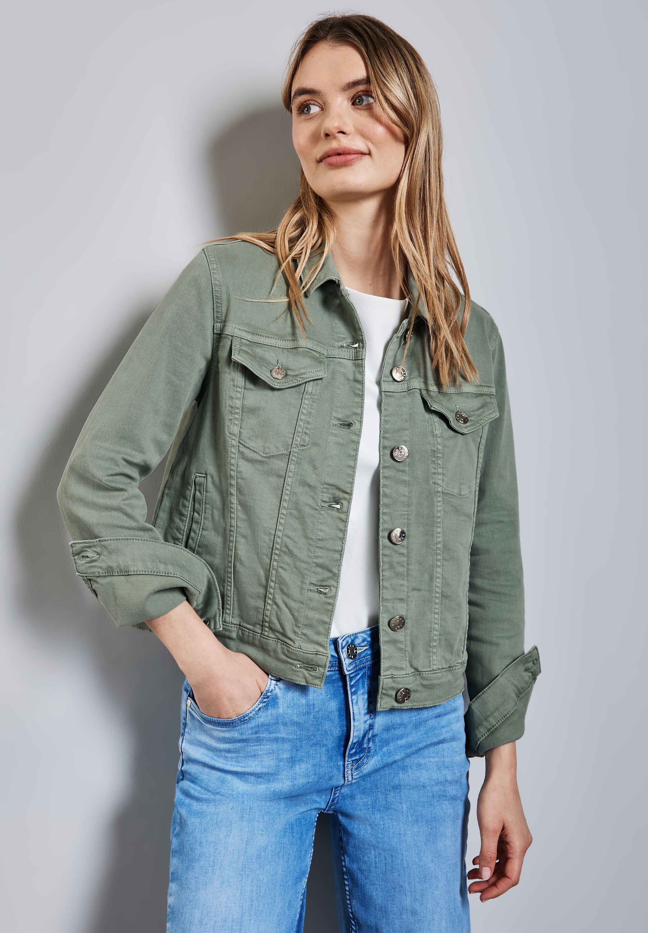 STREET ONE Jeansblazer , mit Taschen