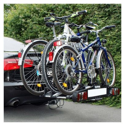 Eufab -  Porte-vélos 3 Vélos Plateforme Pliable Et Basculant Premium 3 - Eufab