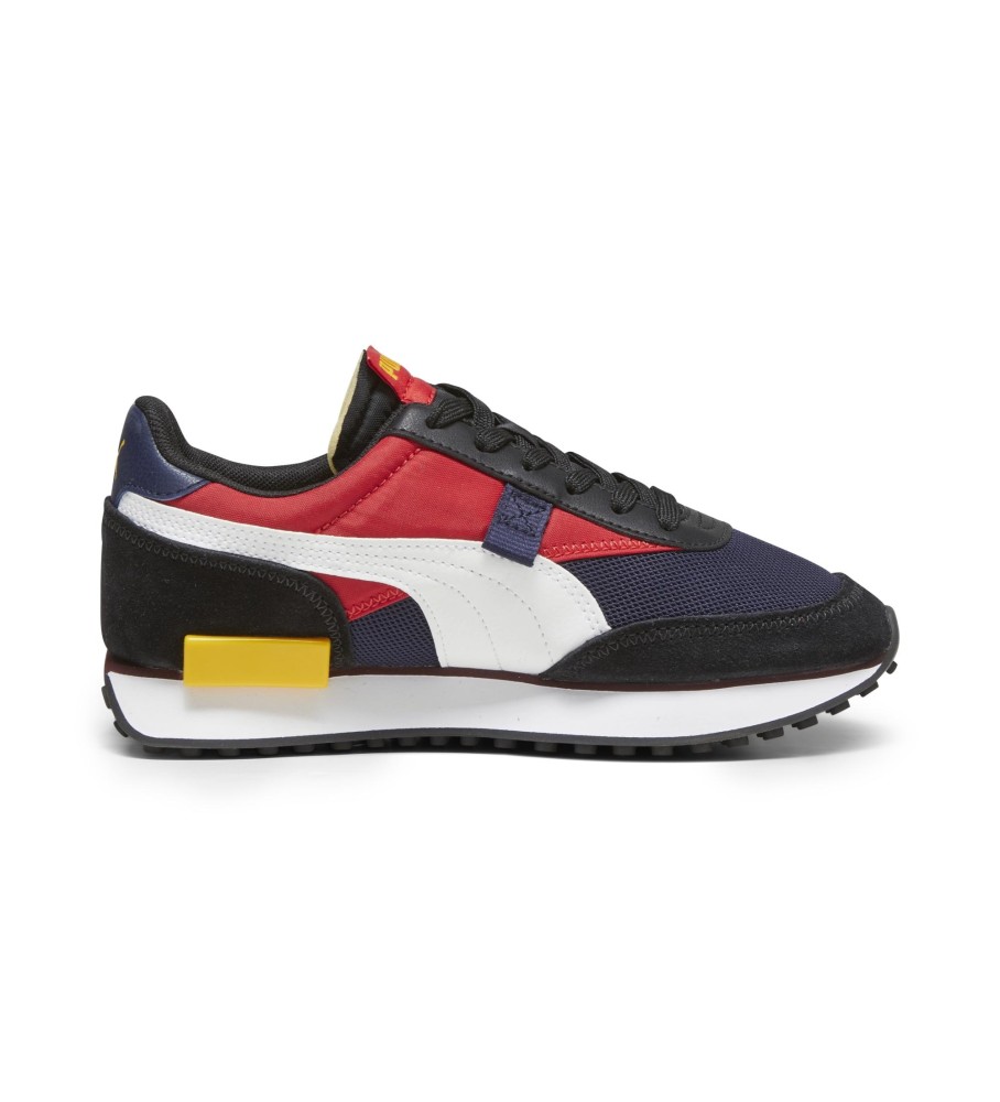 Tênis Puma Future Rider Splash, azul marinho