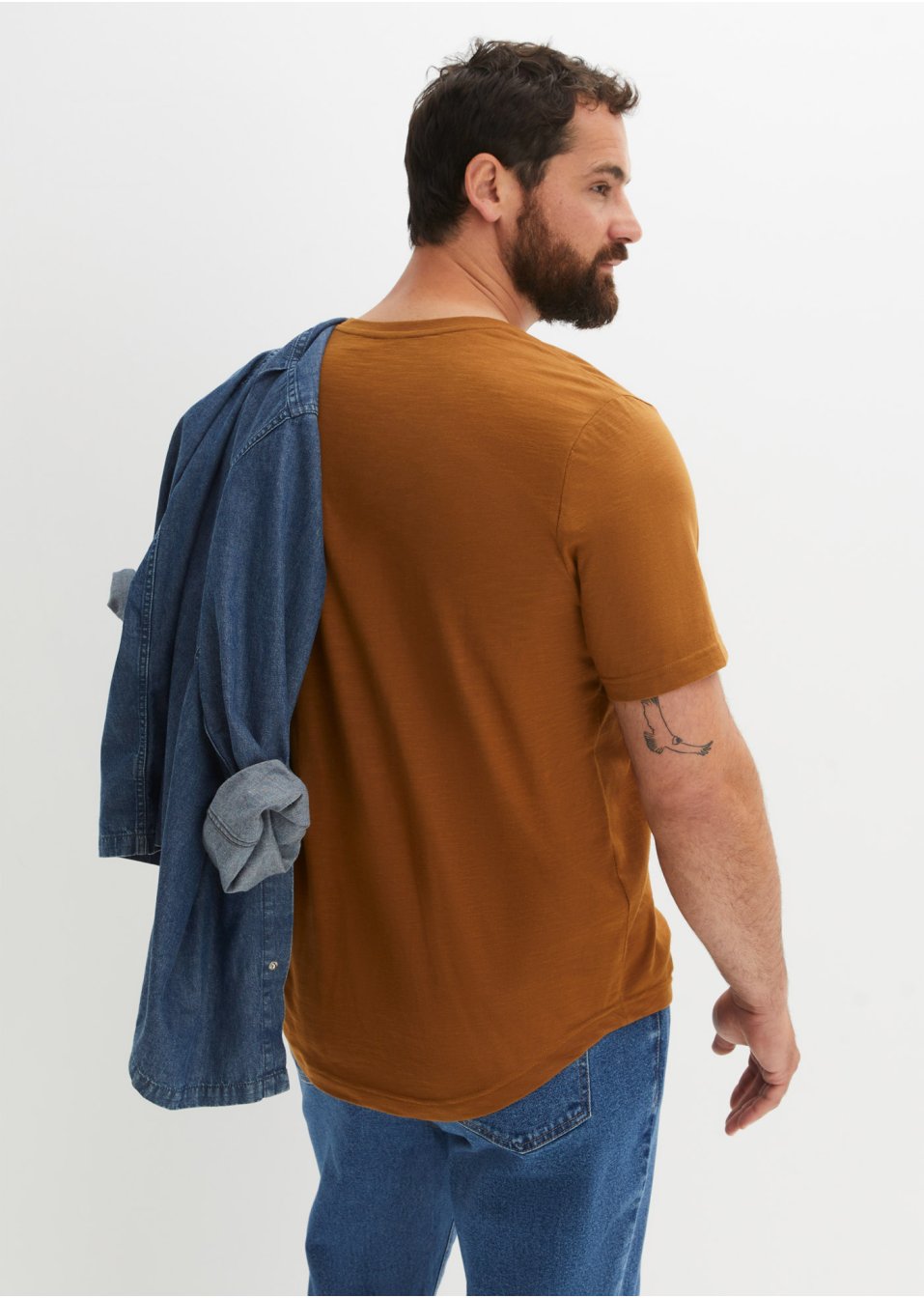 Lot de 2 T-shirts en coton avec poche poitrine