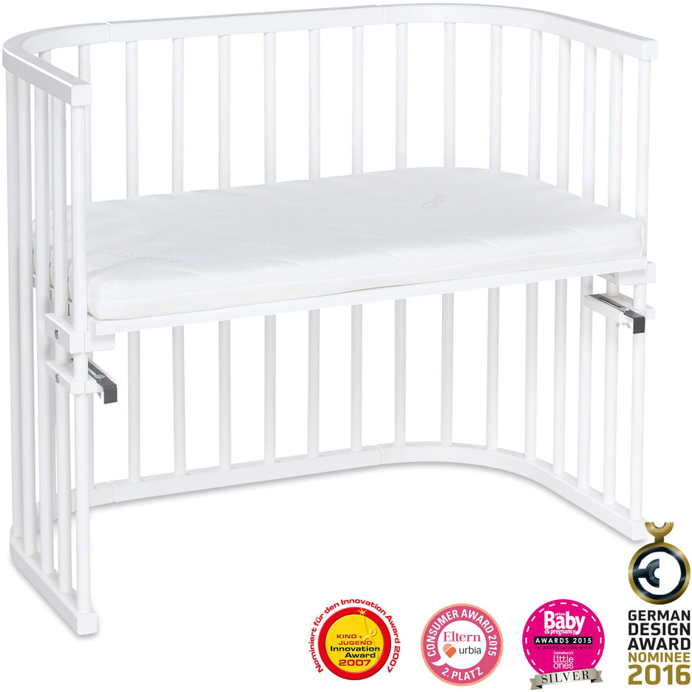 Køb babybay® Bedside Crib Hvid Varnished Maxi Co-Sleeper Babyseng