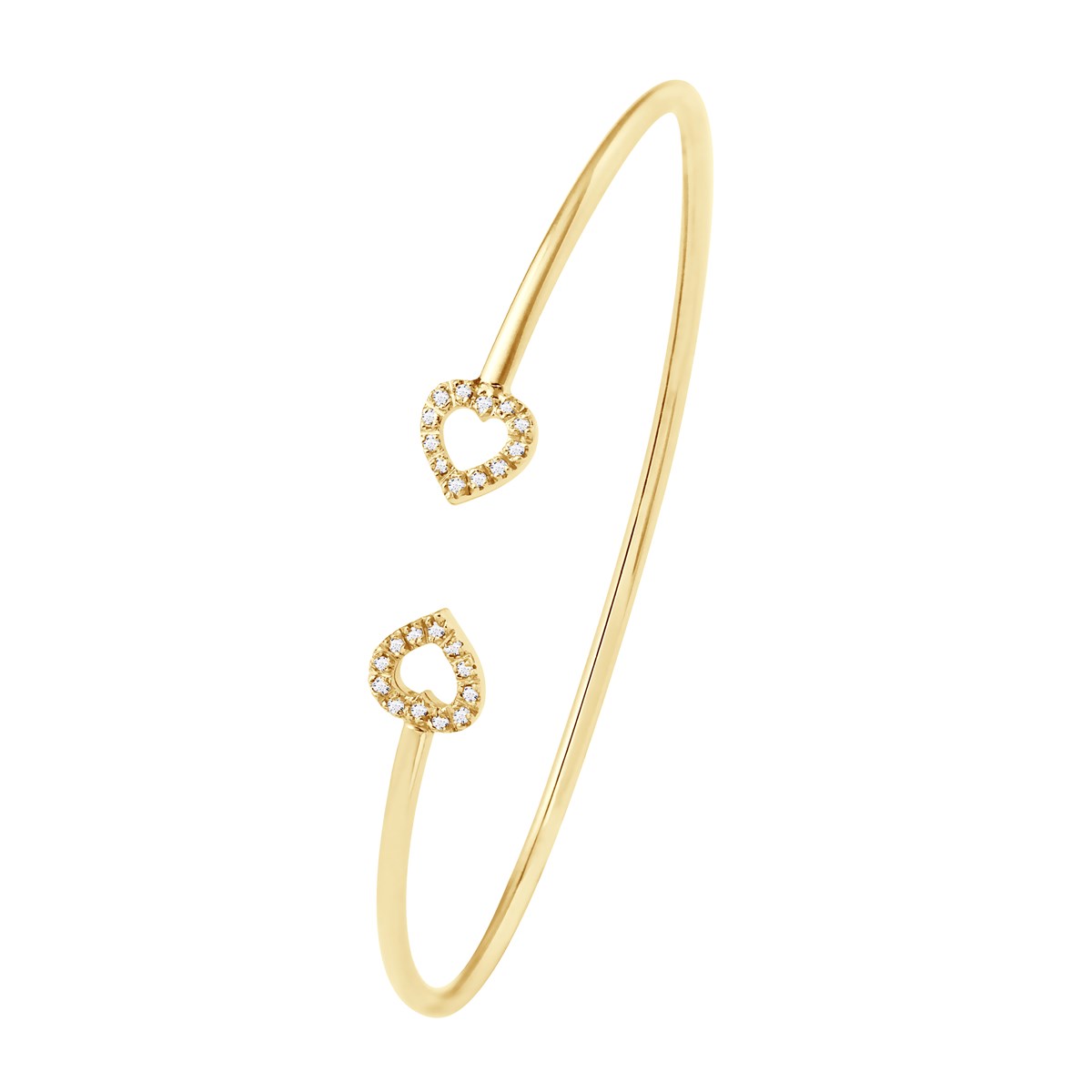 Bracelet Diamants 0,12 Cts LOVE Or Jaune