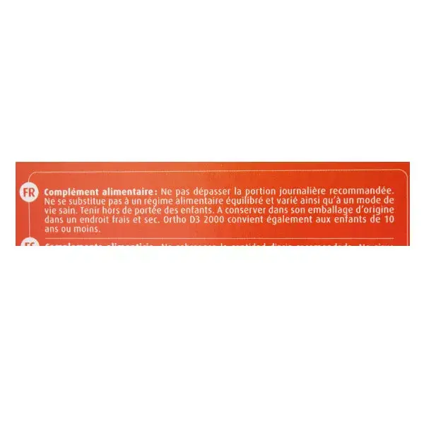 Orthonat Ortho D3 2000 750 gotas 30ml