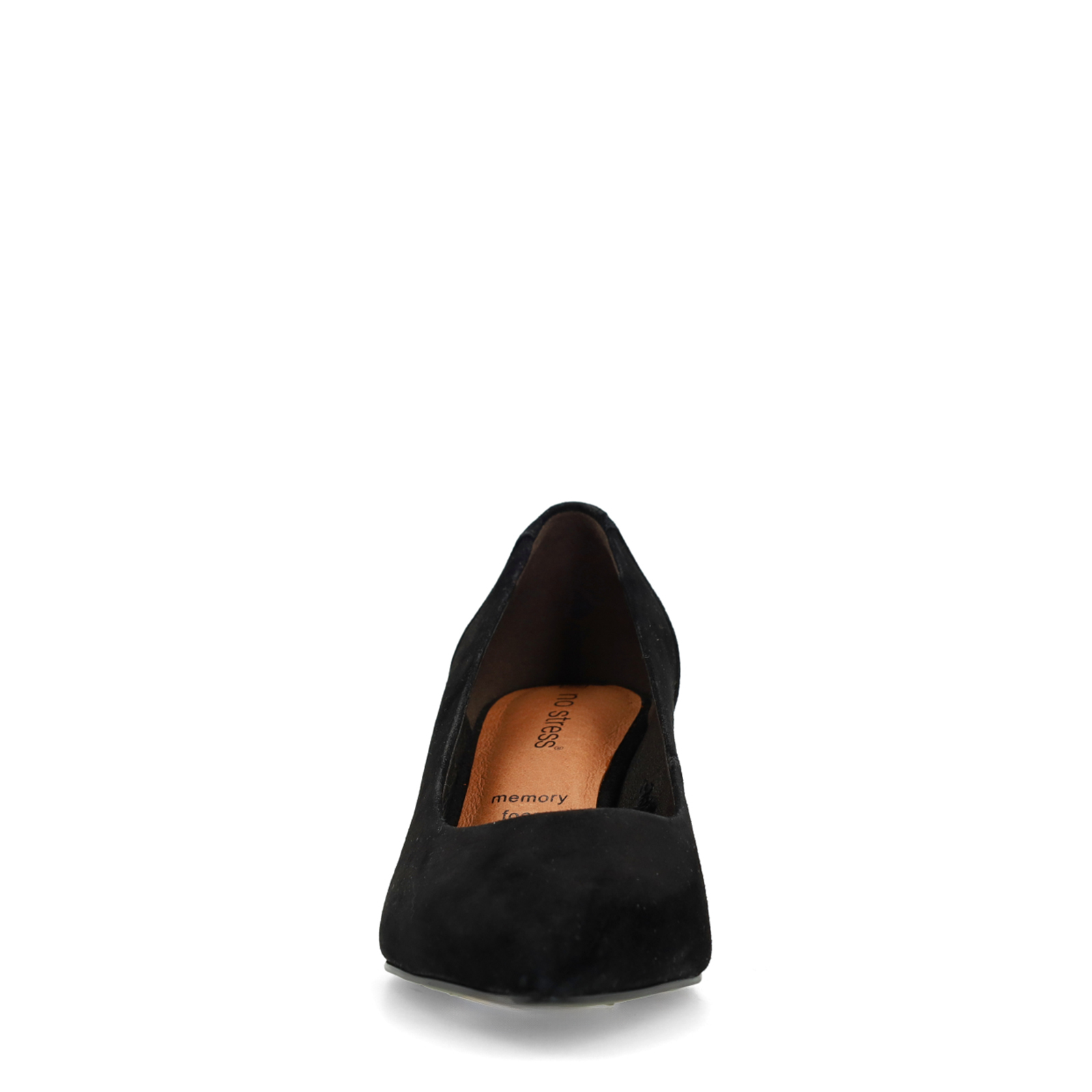 Zwarte suède pumps