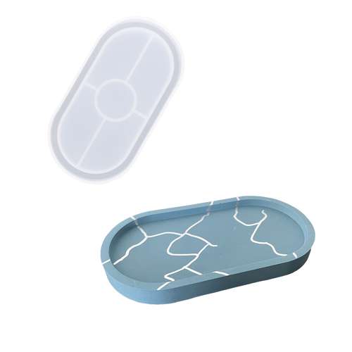 Silikonform Oval