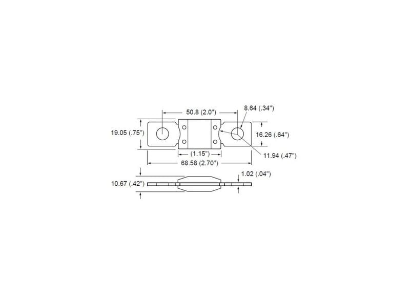 Victron Mega-Sicherungen 250A 5er Pack Starkstromsicherung für die Absicherung von Wechselrichtern oder als Batterie-Hauptsicherung