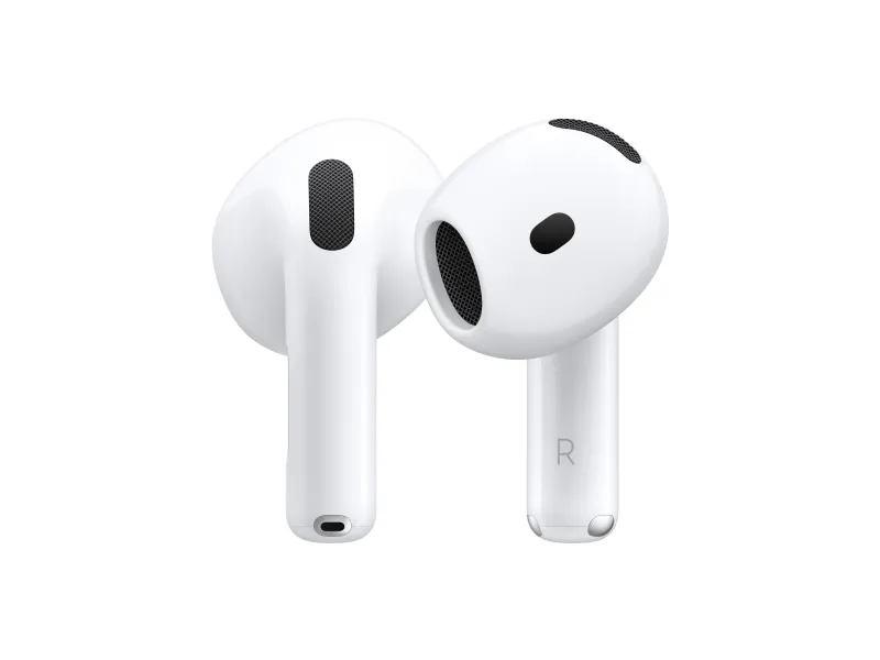 Apple AirPods 4 - Ægte trådløse øretelefoner med mik. - ørespids - Bluetooth - hvid