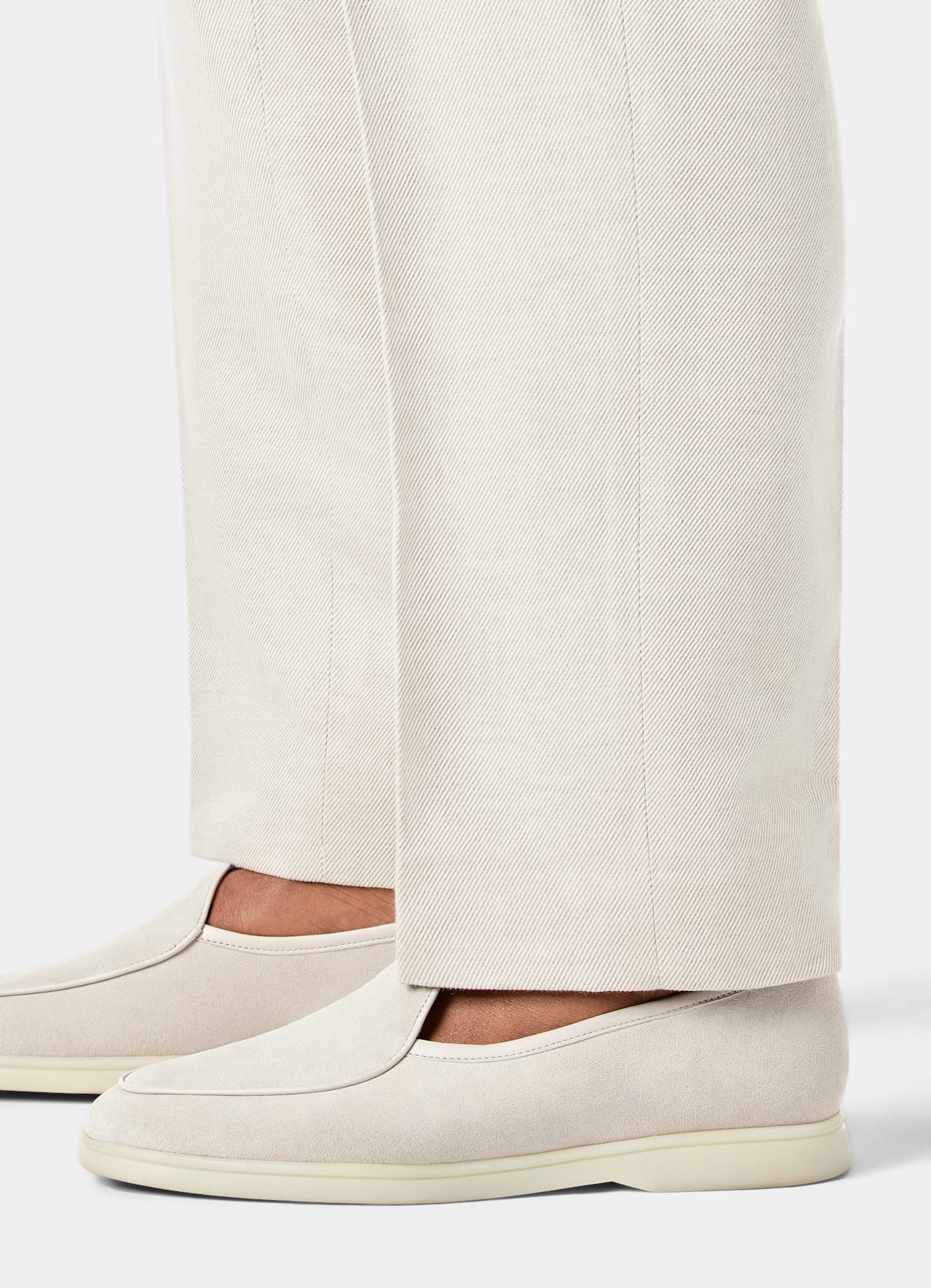 Mocassins taupe clair