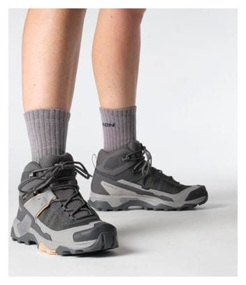 Chaussures Outdoor Salomon X Ultra 5 Mid GTX Gris Femme
