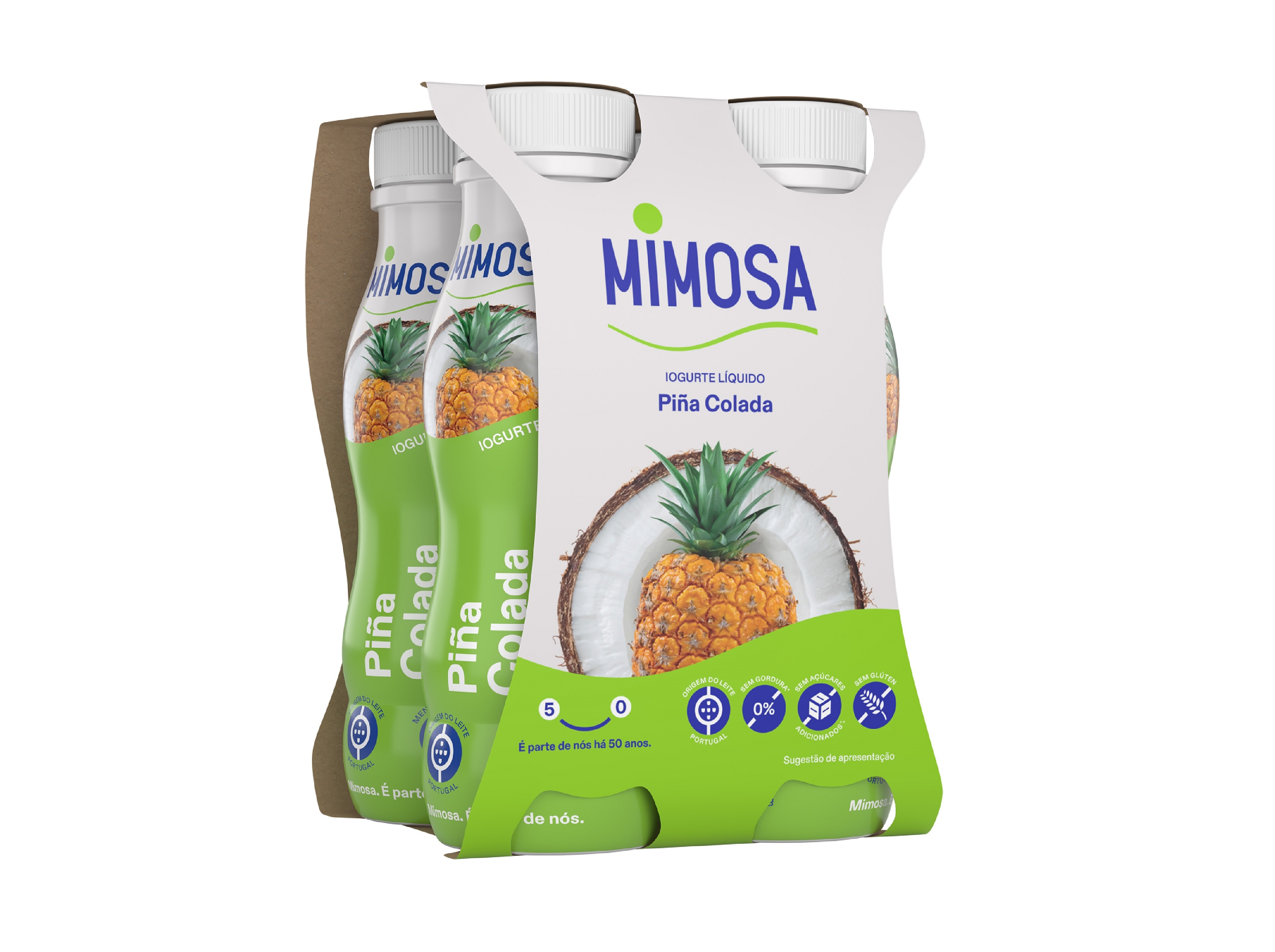 IOGURTE LIQUIDO MIMOSA PINACOLADA 4X151ML