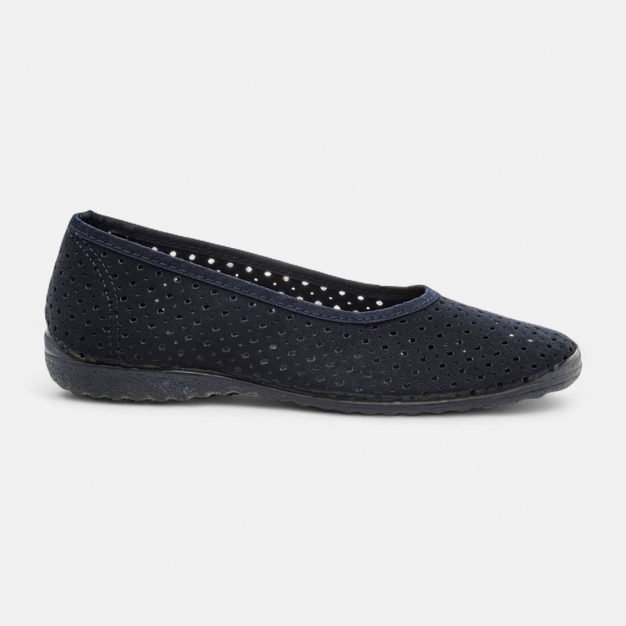 Chaussons ballerines Femme bleu marine