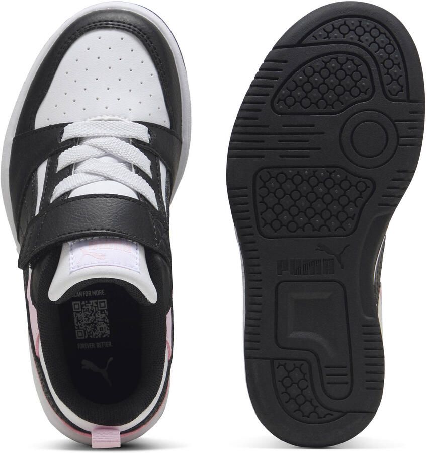 PUMA Rebound V6 Lo AC+ PS Unisex Sneakers White- Black-Pearl Pink