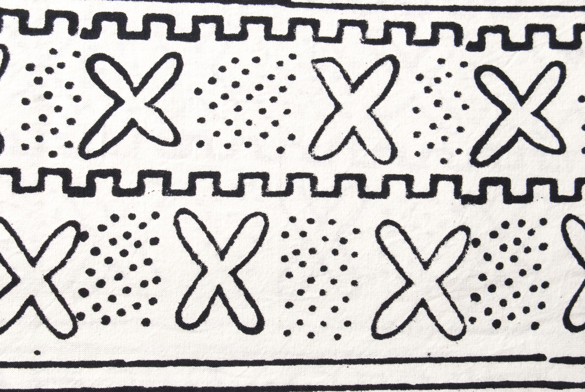 Multifunktionstuch 'Satna', schwarz-weiß, L 260 cm, B 220 cm von fischer's lagerhaus