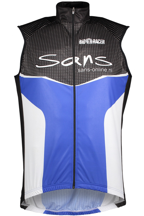 Sans blauwe heren sport jas