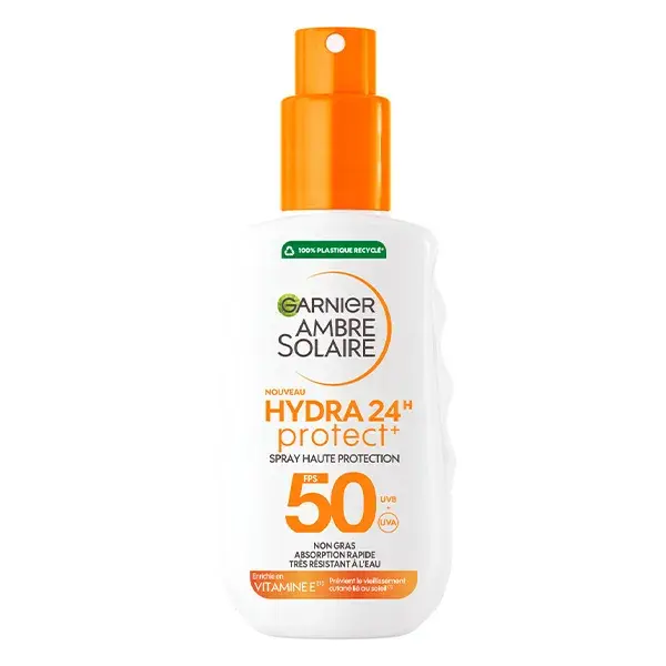 Garnier Ambre Solaire Hydra Protect 24H Spray Protecteur Solaire SPF50 150 mL