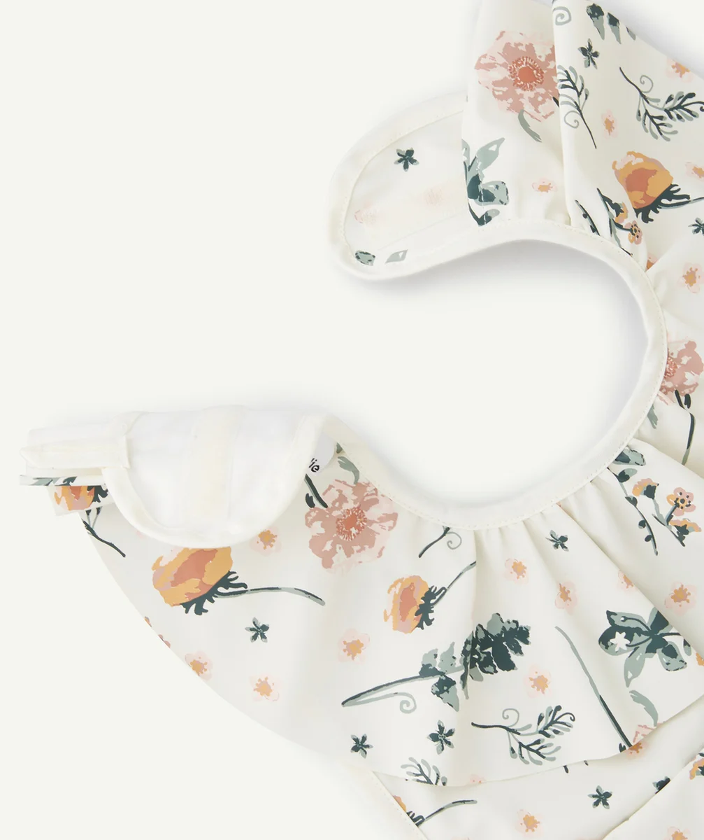 ELODIEBAVOIR ÉCRU VOLANTÉ IMPRIMÉ FLORAL