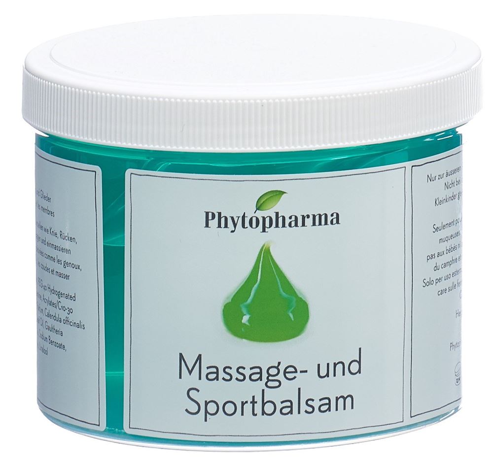 PHYTOPHARMA Pferdebalsam Massage- und Sportbalsam Bals Sportbals Topf 500 ml