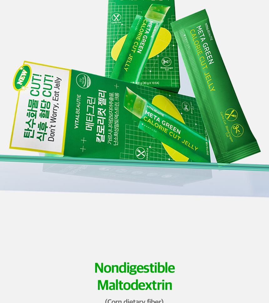 VITALBEAUTIE - Meta Groene Calorie Gesneden Jelly