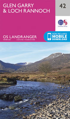 Glen Garry & Loch Rannoch - OS Landranger Map 042 (Sheet map, folded)