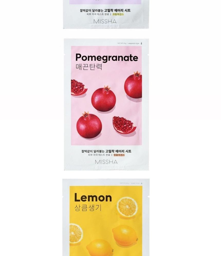 MISSHA - Luchtig passend sheetmasker (12 soorten)