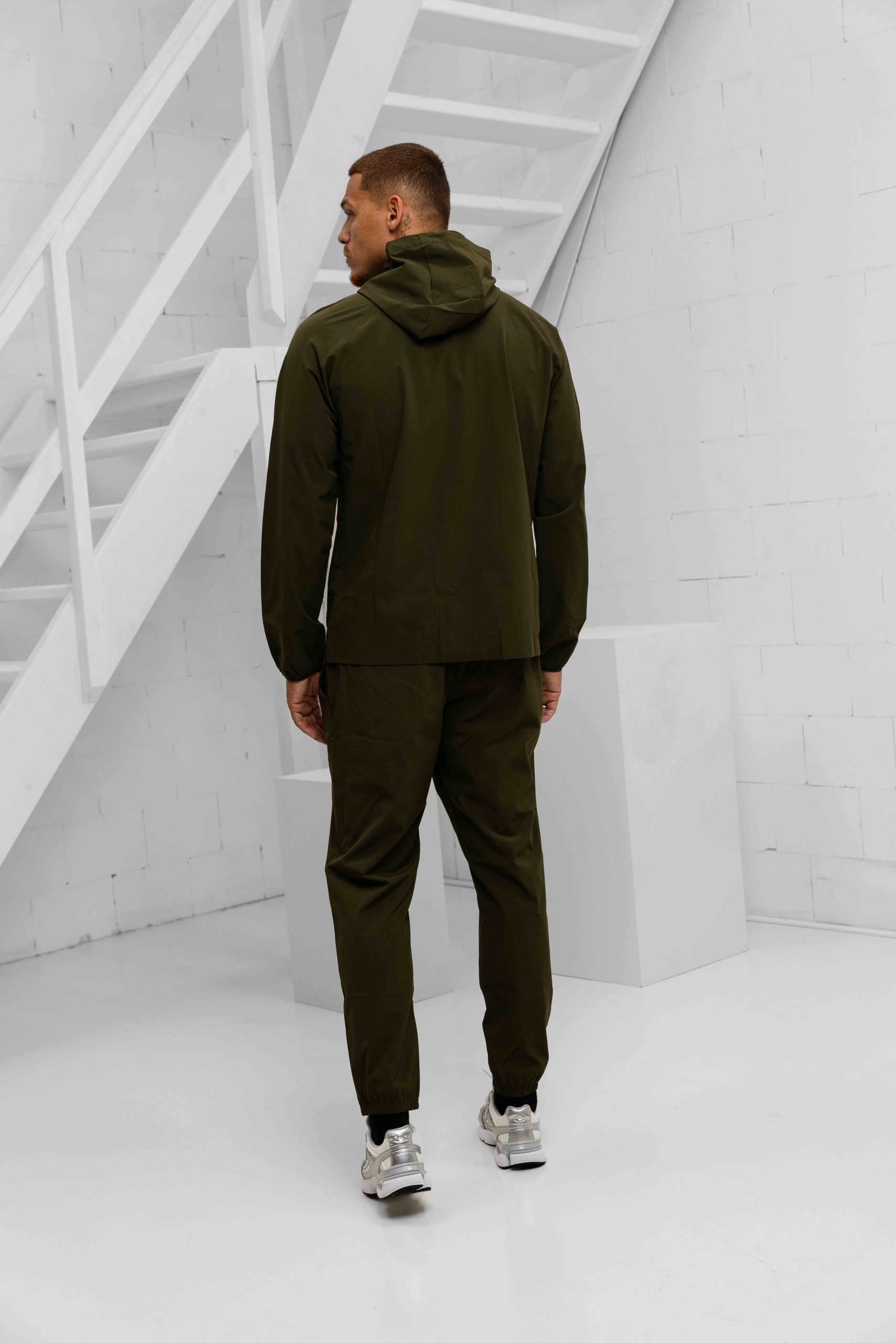 Under Armour Vibe Woven Jack Heren Donkergroen