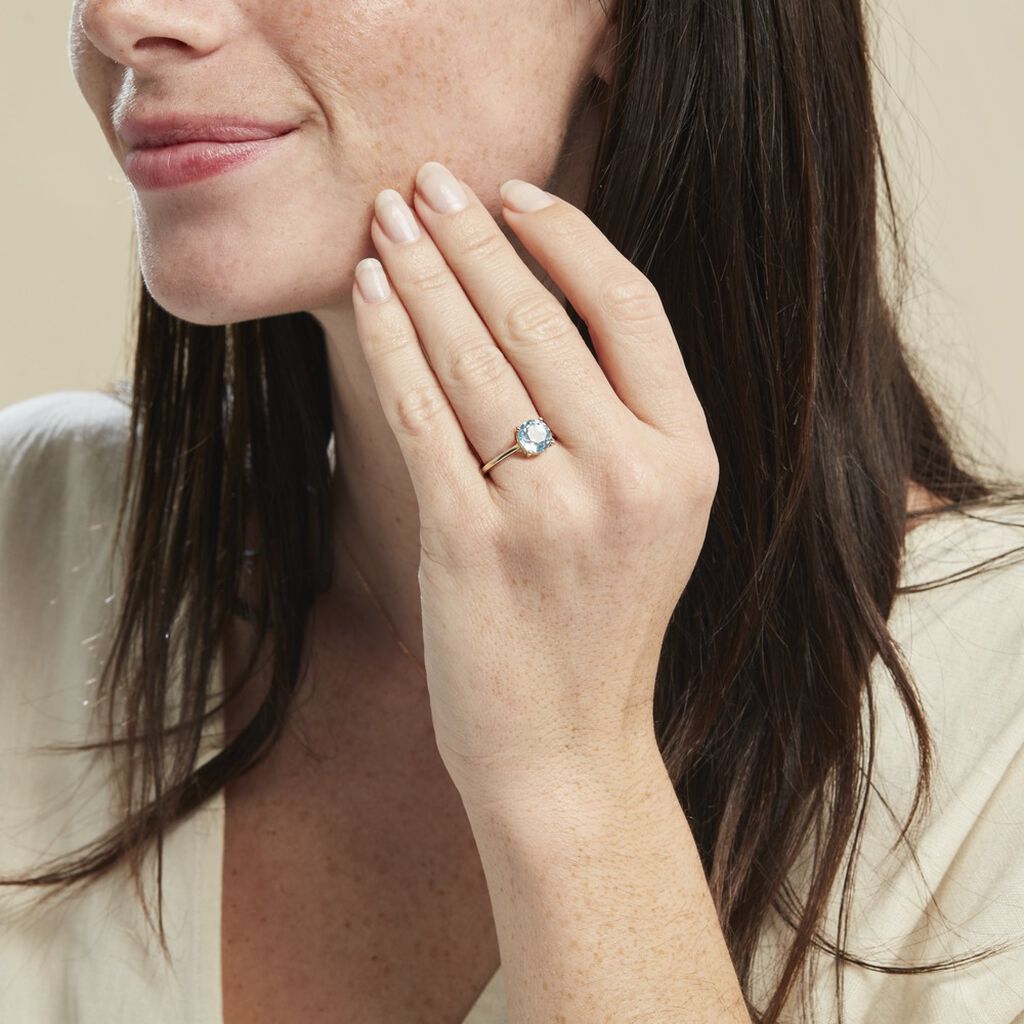 Bague Or Jaune Wilfreda Topaze