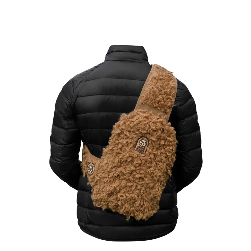 Snugbud Junior Shaggy bruine bodywarmer waterkruik