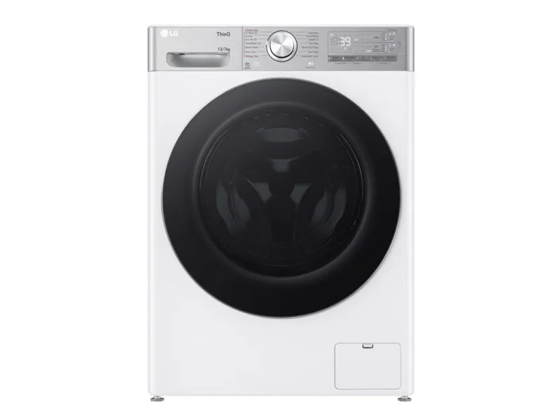 LG Serie R9 F4DR913P3WA - Vaske-/ tørremaskine - Wi-Fi - bredde: 60 cm - dybde: 66 cm - højde: 85 cm - frontbetjening - 13 kg - 1400 rpm - hvid