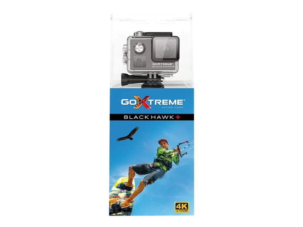 Easypix GoXtreme BlackHawk  4K - Action-kamera - 4K / 60 fps - 12.0 MP - Wireless LAN - undervands op til 60 m