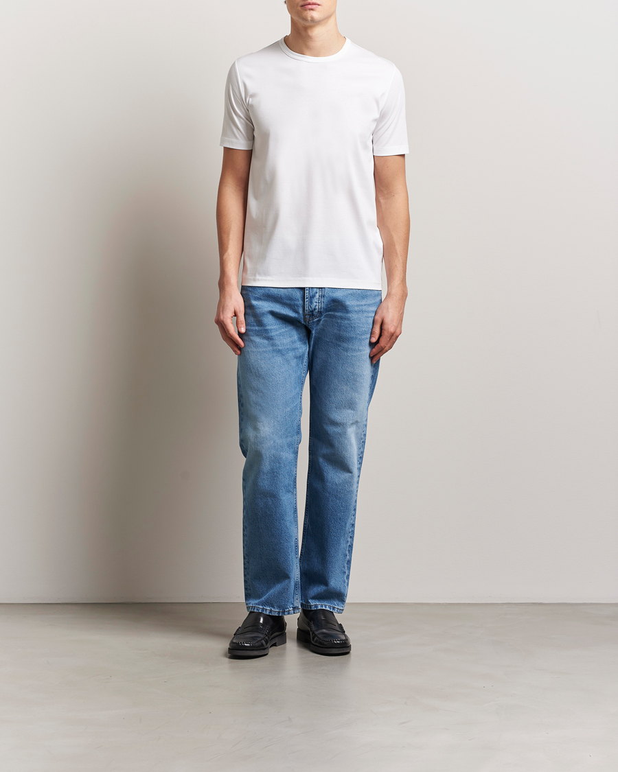 Tiger of Sweden Olaf Mercerized Cotton T-Shirt Pure White