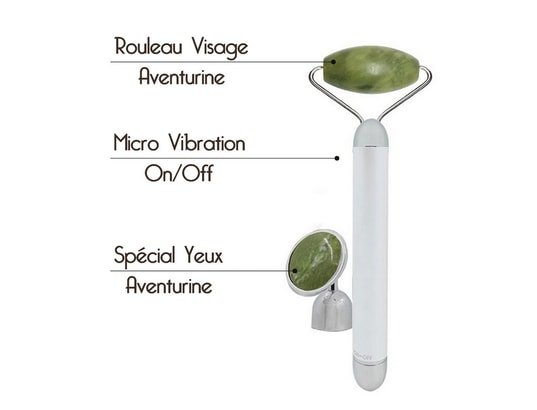 SUN&SIA - Masseur visage electrique aventurine