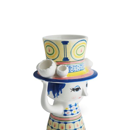 Bjørn Wiinblad Lady With Hat Vase