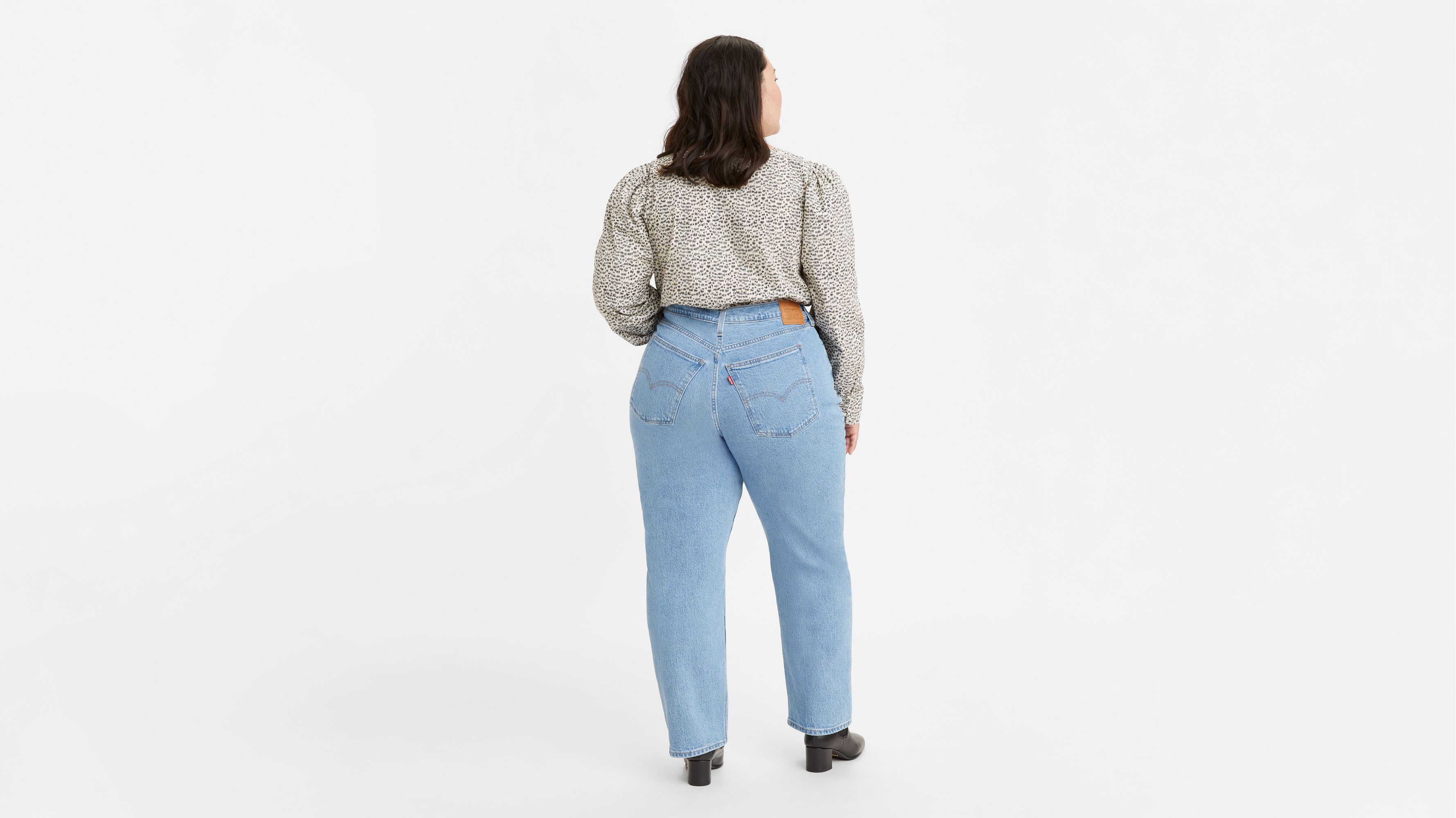 Jean droit taille haute ’70 (Grandes tailles) - Marin Park - Bleu
