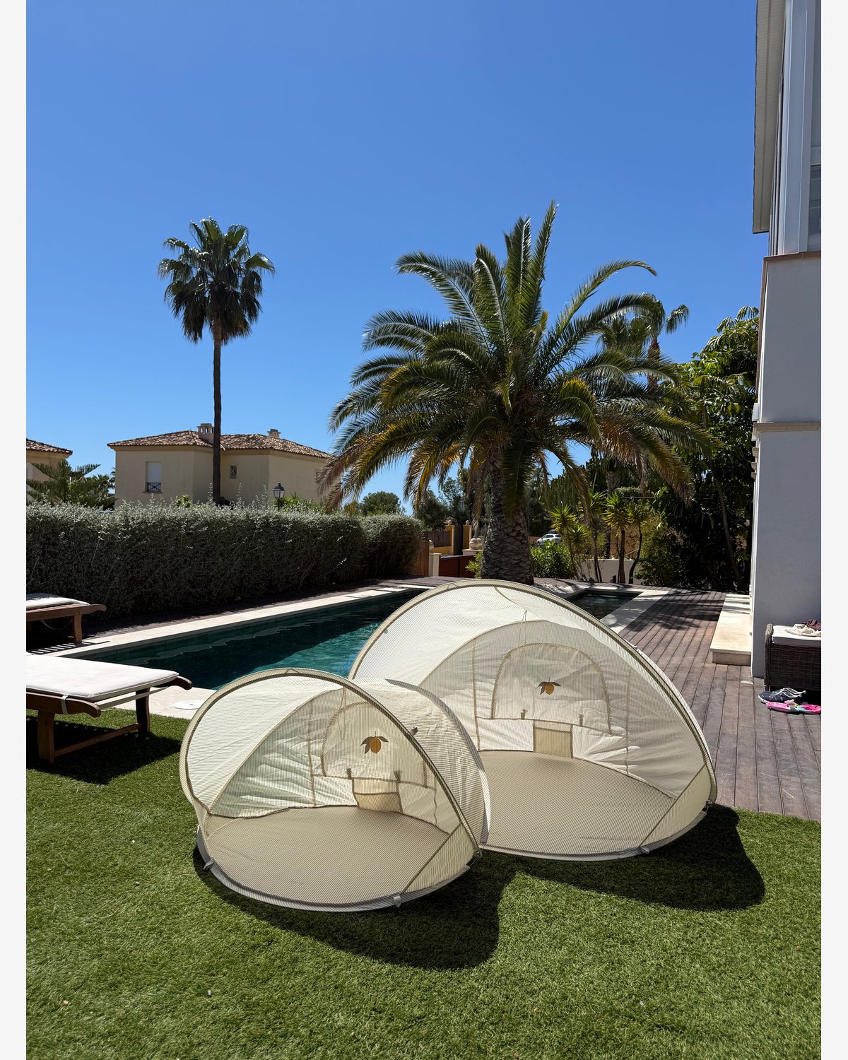 UV-Telt Baby, Lite – Strandtelt Pop-up UV50+ | 80×90 cm