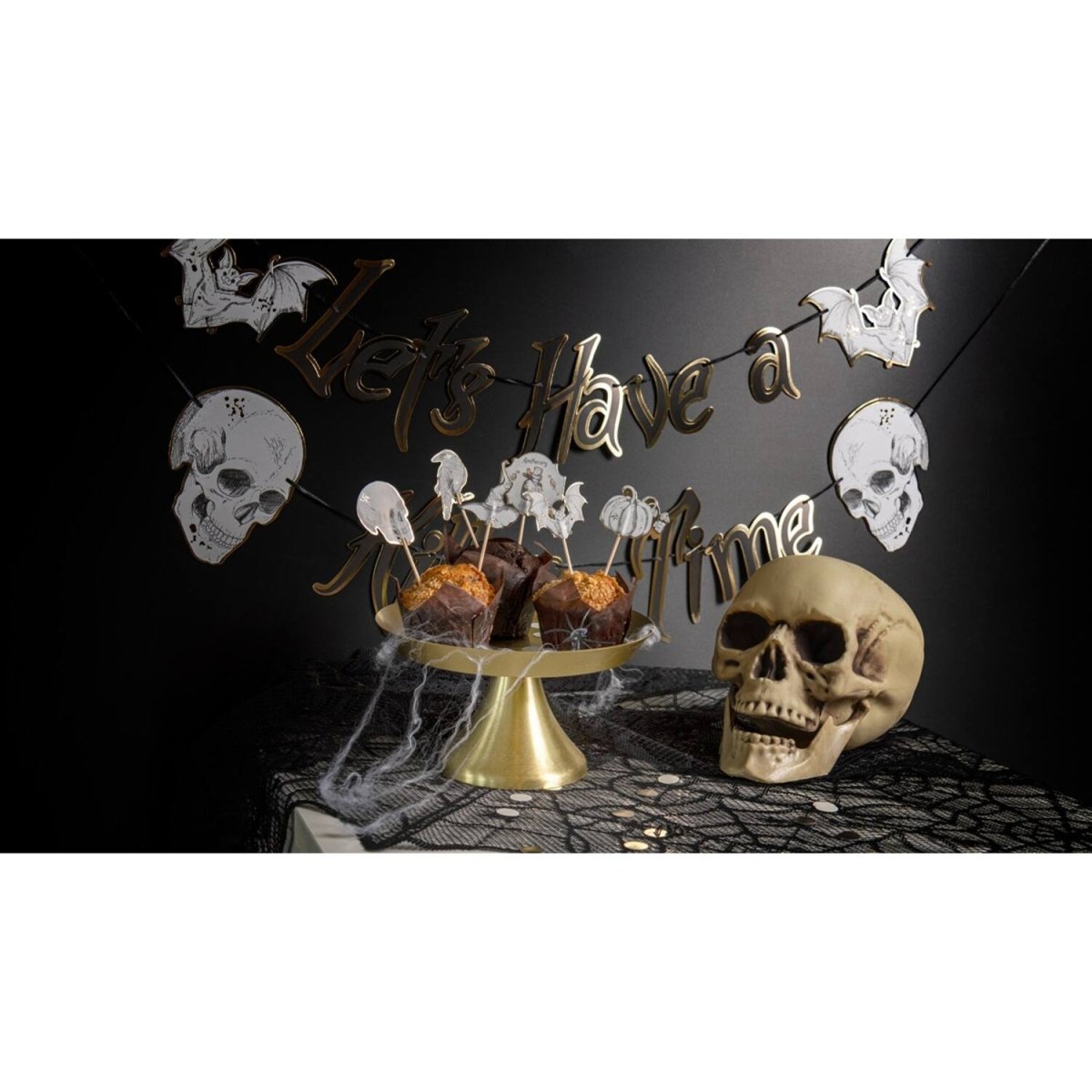 Halloween Schedel 19cm