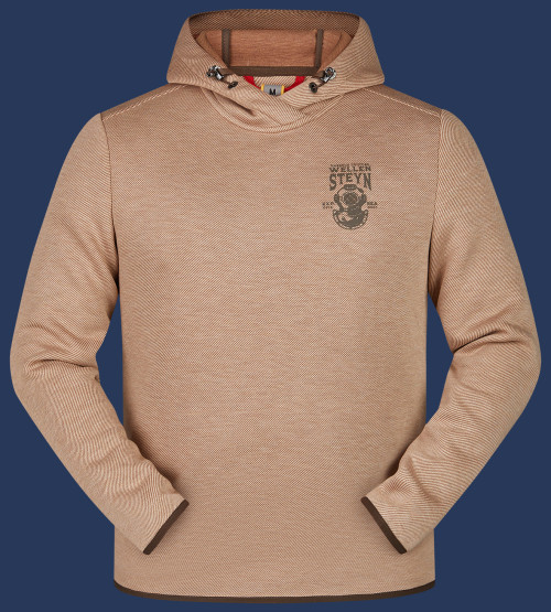 DynaCross Men Hood ScuWiLiHiTec, Macchiatomelange