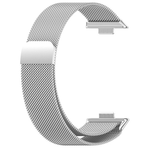 Huawei Watch Fit 3 Edelstahl Milanaise Armband mit Magnetverschluss (Gelenkumfang: 160-240mm) - Silber