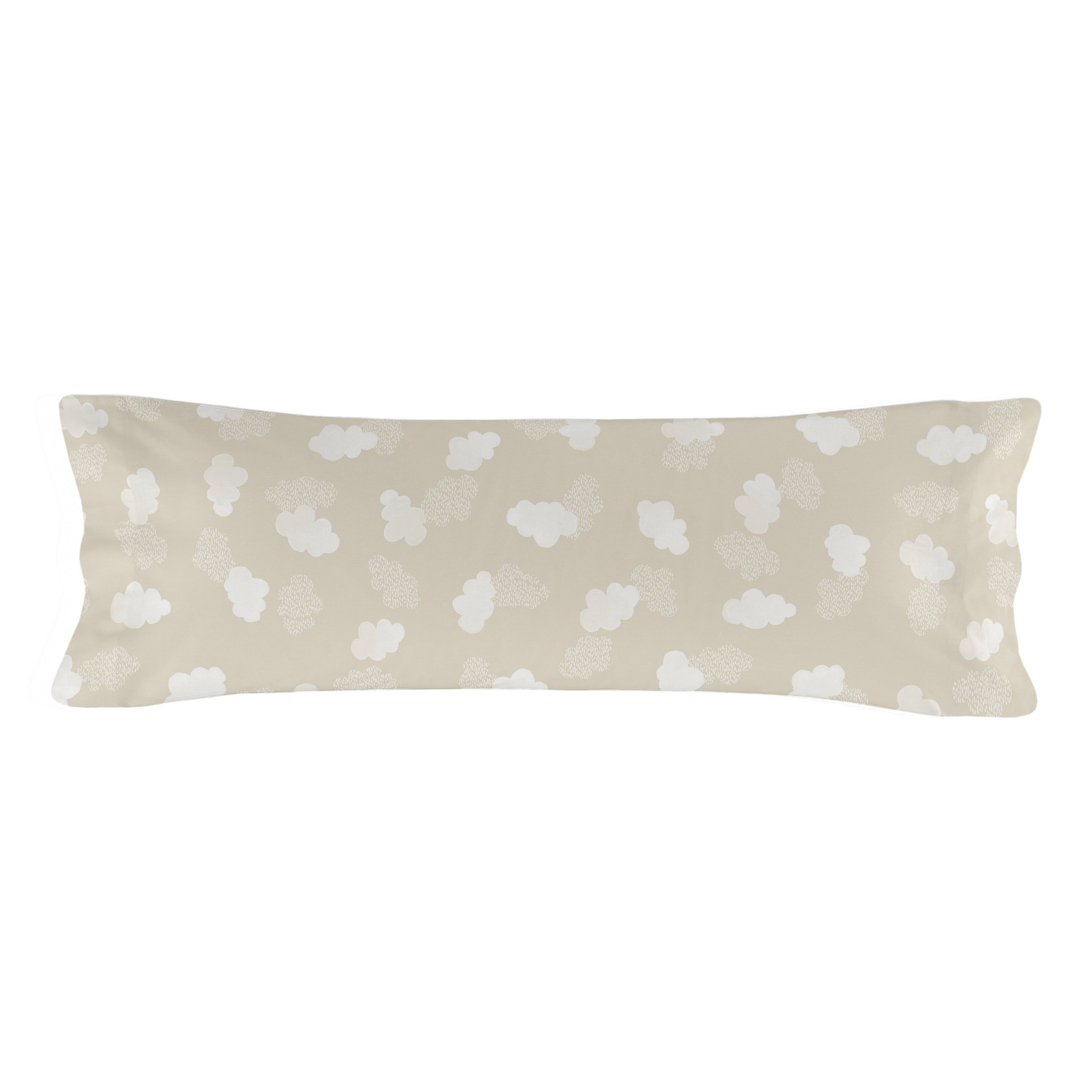 Clouds Laken Set 2-delig Beige Basic Kids, Beige, 100% katoen, de kwaliteit van 150 TC