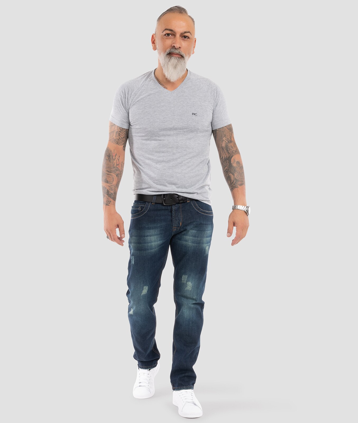 Rock Creek Jeans Comfort Fit Used-Look
