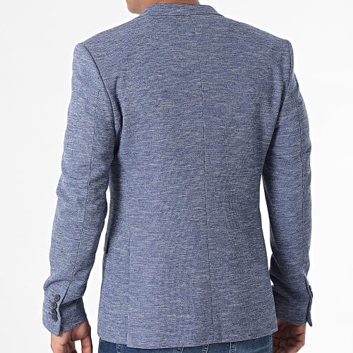 Veste Blazer Bleu Marine Chiné