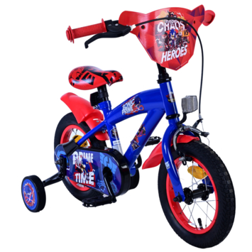 Sonic Prime kinderfiets blauw
