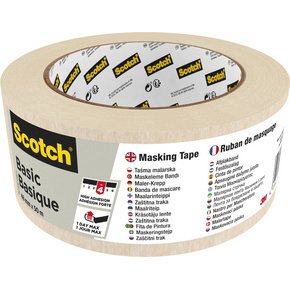 Ruban de masquage crêpé Basic, 48 mm x 50 m, beige