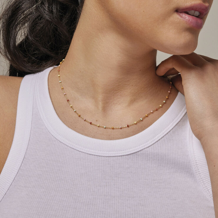 ENAMEL Copenhagen Necklace, Lola Rainbow