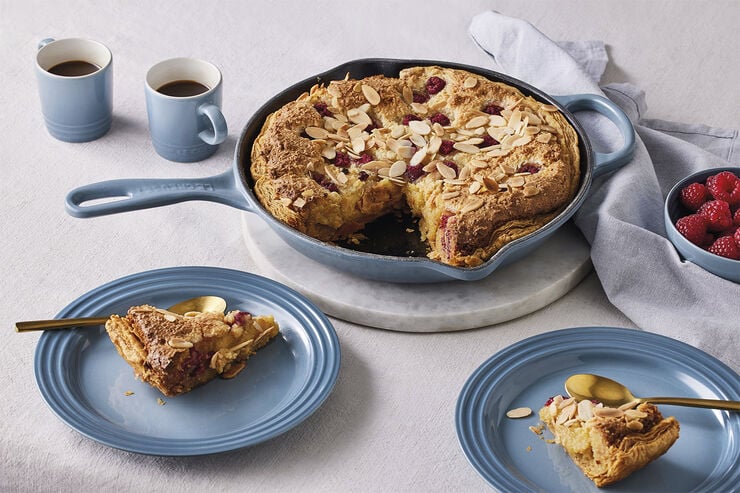 Le Creuset Stegepande i støbejern 23 cm Chambray Chambray