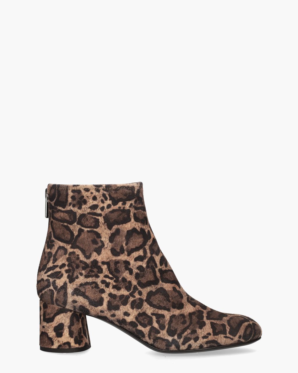 AGL Olga Bruin/Zwart Dames Enkelboots