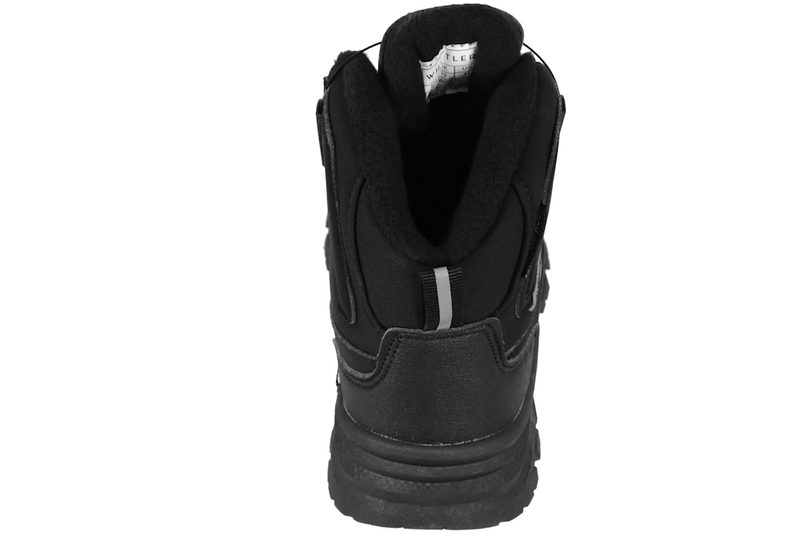 WHISTLER NOCARA Q-LOCK KIDS BOOT WP VINTERSTØVLE I SORT TEKSTIL