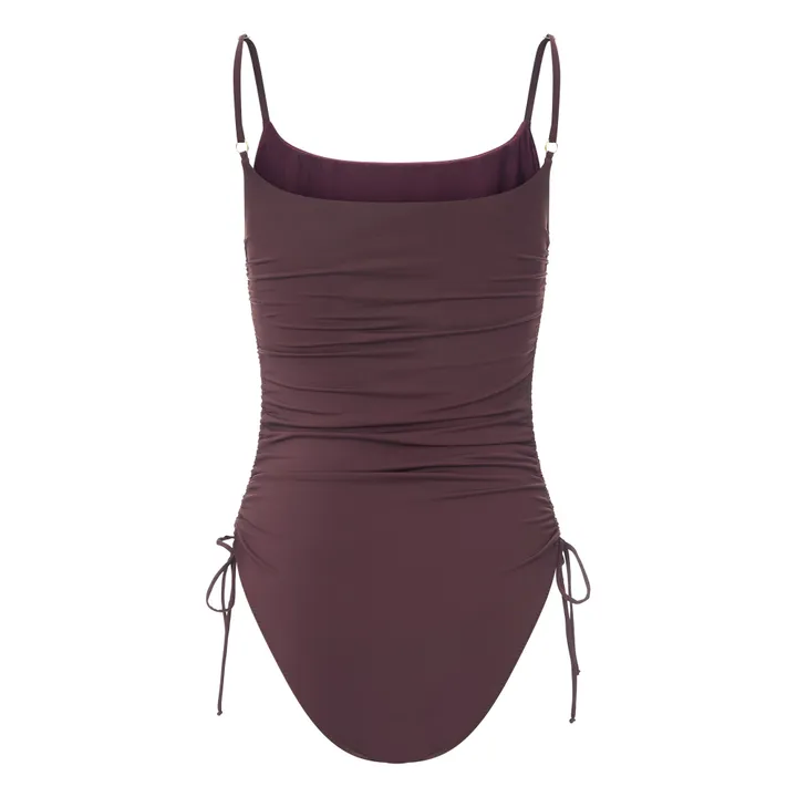 Alma Deia Maillot de bain une pièce froncé | Chocolat