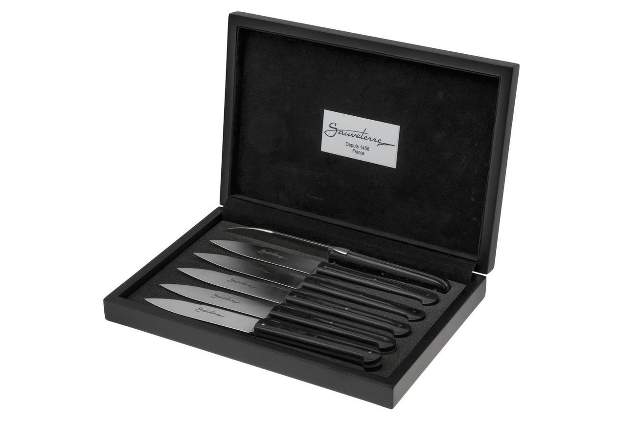 Laguiole en Aubrac Sauveterre Paperstone 6-delige steakmessenset