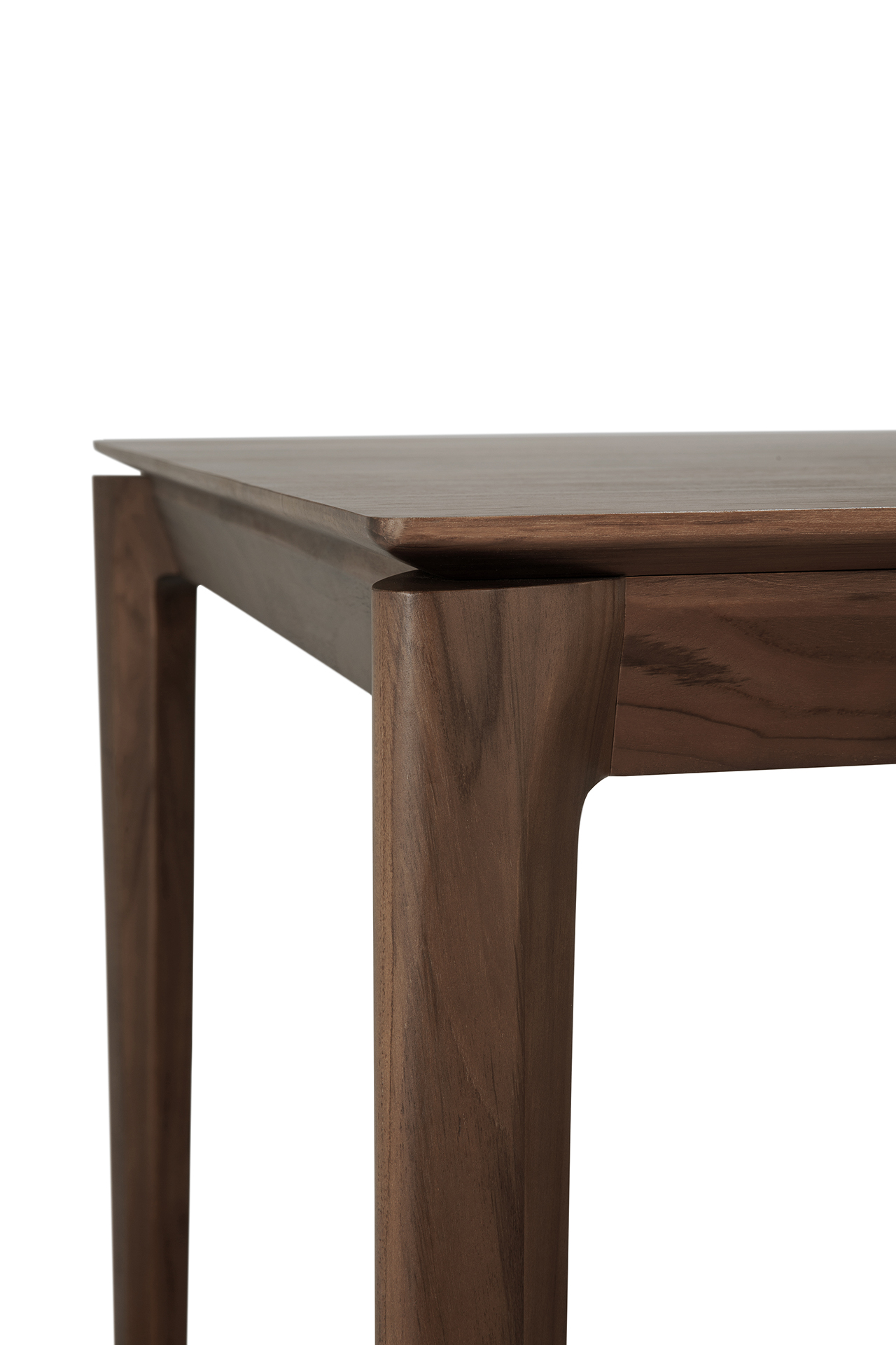 Tafel Bok 220X95 - bruin teak - gelakt