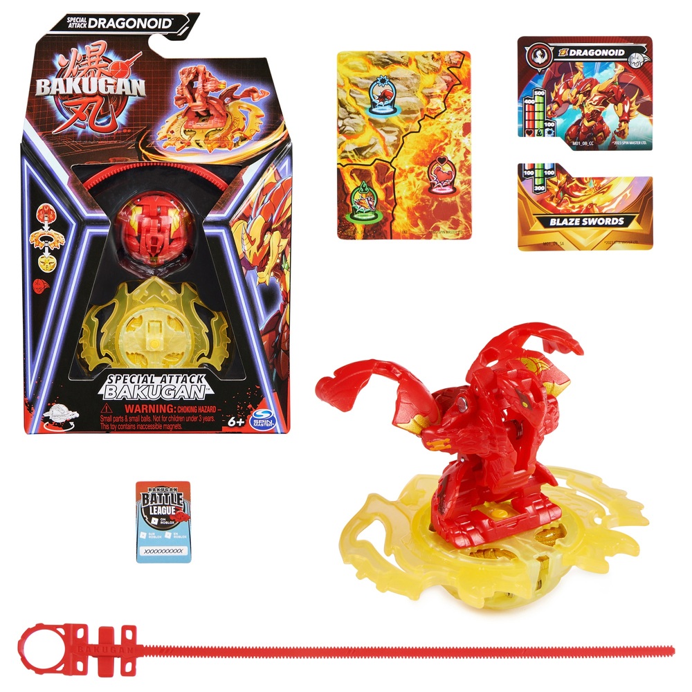 Bakugan Special Attack Dragonoid – Anpassbare Actionfigur und Sammelkarten-Sortiment